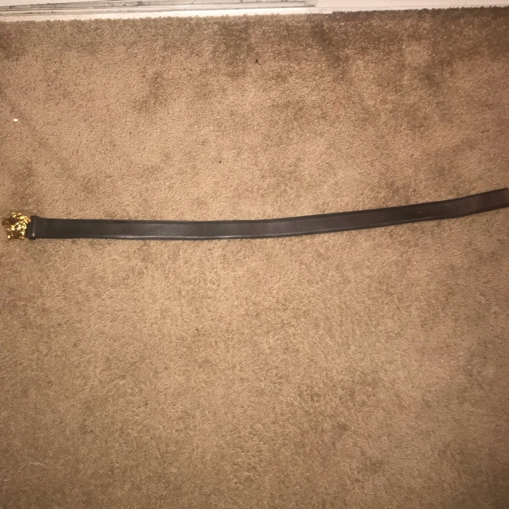 Gold Medusa Head Versace Belt